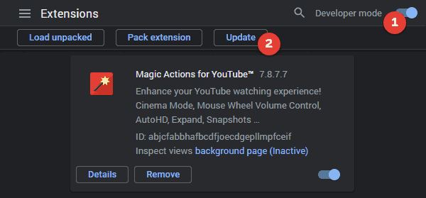 Developer Mode Extension