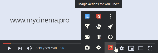 Magic Actions Fast-Access Menu