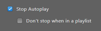Stop Autoplay Function